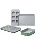 Mini Bakeware Set Naturally Non Stick Ceramic Coating Compact Sage Caraway Pans. Fixed Price $259.99.