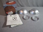 Wilton Cake Pan Stand Up 3-D Sports Ball Mold Set + Instructions 2105-6506. Fixed Price $7.99.
