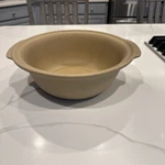 Pampered Chef Stoneware 12.5 Baking Bowl/dish Family Heritage Collection Usa. Fixed Price $21.00.