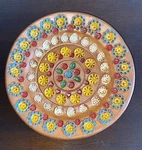 Ceramica Marquez , S.a. Handmade & Painted Decorative Clay Plate Spain. Fixed Price $15.00.