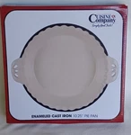 Cuisine Company Pie Enameled Cast Iron Baking Cooking 10.25" 1.5 Qt New Red. Fixed Price $19.99.
