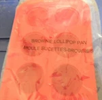 Vtg Avon 8 Cavity Brownie Lollipop Mold/pan Red New In Sealed Bag. Fixed Price $8.99.