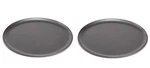 Mainstays 16 Inch Non-stick Pizza Pan, Large, Gray Pack Of 2. Fixed Price $15.41.