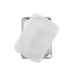 Nordic Ware Naturals Baker's Quarter Sheet Pan With Lid. Fixed Price $18.50.