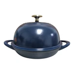 Tramontina Enameled Cast Iron 9.5" Bread Oven, Satin Navy. Fixed Price $43.19.