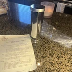 Pampered Chef Valtrompia Bread Tube Heart #12105C With Instructions. Fixed Price $5.00.