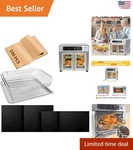Elite Baking Pan Set With Stainless Steel & Teflon For Emeril Lagasse 26 Qt Oven. Fixed Price $56.99.