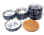 Temp-tations Floral Lace Stack-a-bowls With Wood Lid T48870 Blue. Fixed Price $26.21.