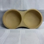 Pampered Chef Usa Made Dual Stoneware Microwave Egg Cooker Bowl Set Nwob. Fixed Price $14.95.