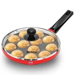 Hawkins Futura 22 Cm Appe Pan, Non Stick Paniyaram With Glass Lid, 12 Cups. Fixed Price $39.99.