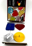Chicago Metallic Cookie Cutters Notes Set Of 3 Circle Heart & Square W/box. Fixed Price $16.99.