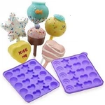 Ny Cake Assorted Shapes Silicone Pop Mold (color May Vary). Fixed Price $9.99.
