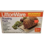 Littonware Roasting Rack Kitchen Tan Speckled Vintage Microwave Ovenware A5014. Fixed Price $9.99.