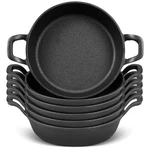 Mini Cast Iron Skillets 7X7X1.7 Inch Pan Small Ramekin Set Black Casserole Dish. Fixed Price $85.23.