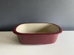 Pampered Chef Cranberry Stoneware Baker Casserole Dish 1112 No Lid Usa. Fixed Price $24.97.