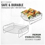 Stainless Steel Air Fryer Skewer Rack For Cosori, Chefman. Fixed Price $34.99.