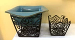 Southern Living At Home Casserole Tuscan Everyday Baker 9.5" & Rosedale Holders. Fixed Price $29.95.