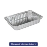 Handi Foil 206130 Aluminum Oblong Pan, Shallow, 1/2 Lb, 8-19/32 X 1-1/4. Fixed Price $184.25.