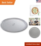 Unique 12-INCH Corrugated Pizza Pan Even Heat Distribution & Easy Release. Fixed Price $47.69.