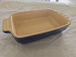 Creuset Blue Small Rectangular Baking Casserole Dish 7" X 5" 2. Fixed Price $42.00.