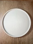 Pampered Chef 8.5" Personal Pizza Round Stoneware Baking Pan No Bx. Fixed Price $25.00.