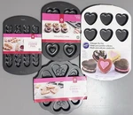 Wilton Heart Shaped Baking Pan Lot 4 Valentine Cookie Donut Whoopie Cake New. Fixed Price $38.00.