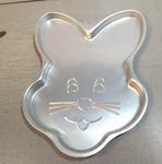 Wilton Easter Bunny Face Aluminum Cookie Pan 1998 2105-6205. Fixed Price $14.00.