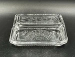 Clear Glass Covered Dish Raised "butter" & "kilner" Est 1842. Fixed Price $19.99.