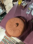 Terra-cotta Glazed Dutch Oven Apple Bitty Baker Dish. Fixed Price $18.00.