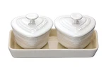 Le Creuset Petit Ramequin D'amour Heat-resistant Container White Luster. Fixed Price $69.45.