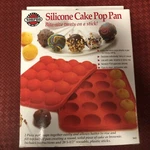 Norpro Silicone Cake Pop Pan New Open Box With Reusable Plastic Sticks 3602. Fixed Price $12.00.