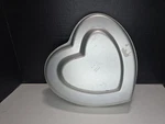 Wilton Double Tier Heart Aluminum Cake Pan #502-2695 Mold 3D Baking Tin Vtg Oven. Fixed Price $25.00.