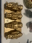Nordic Ware Nutcracker Sweets Cast Cakelet Pan, 6 Cup Capacity, Gold Never Used. Fixed Price $24.99.