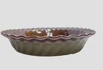 Paula Dean Signature 9 Scalloped Pie Quiche Plate Dish Baking Oven Stoneware. Fixed Price $19.00.