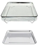 Univen Stainless Steel Upgraded Baking Tray Pan And Air Fryer Basket Compatible. Fixed Price $31.49.