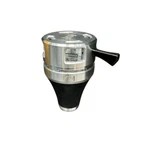 Metal And Silicone Hookah Bowl With Heat Management Device Shisha Head Black. Fixed Price $20.99.