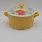 Pioneer Woman Blooming Bouquet 14.4-OUNCE Mini Casserole Dish Gold Floral New. Fixed Price $9.99.