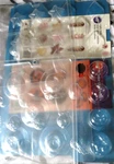 8 Pc. Wilton Candy Mold Lot -sea Side Themes, Hats, Red Society, Halloween. Fixed Price $14.00.