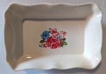 Pioneer Woman Sweet Rose Casserole Rectangle Baking Dish Stoneware 8" X 12" 3". Fixed Price $29.95.