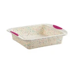 Trudeau Square Silicone Cake Pan, 8X8IN, Confetti, 05118556. Fixed Price $45.50.