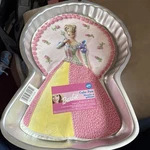 Wilton Princess Barbie Cake Pan Tin #2105-8900, New Birthday Diy. Fixed Price $12.99.
