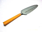 1950S Butterscotch Bakelite Cake Breaker/pie Cutter/server-coradon Co, Inc Ny. Fixed Price $23.00.