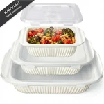 Artena Casserole Dishes For Oven, Ceramic White - Baking With Lids. Fixed Price $74.99.