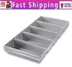 Chicago Metallic 44955 Glazed 5-STRAP Open Top Bread Pan,stock Us-no Import Fees. Fixed Price $83.37.