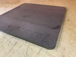 1/2" Steel Pizza Baking Plate, X 16", Radius On All Corners, A36. Fixed Price $60.00.