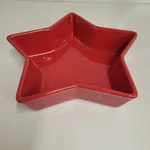 Chantal Star Shaped Baking Serving Tart Dish 1 Quart Maroon Red 93-ST22. Fixed Price $12.99.