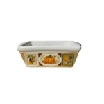 Michaels Harvest Pumpkin Ceramic Mini Loaf Pan Fall Baking Dish Multicolor. Fixed Price $12.99.