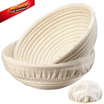 Dimpola Banneton Bread 9 Inches (d) X (w) 3.4 (h), Beige. Fixed Price $33.10.