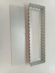 Fat Daddio's PFT-1375 Rectangular Fluted Tart Pan With Removable Bottom. Fixed Price $12.99.