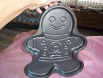 Wilton Giant Cookie Pan Gingerbread Boy Ugly Christmas Sweater New. Fixed Price $9.99.